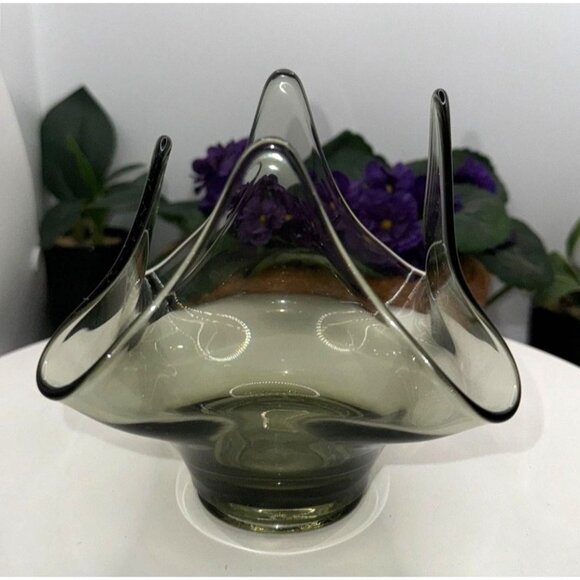 Viking Glass Epic Crimped Charcoal Epic 4 Points Bon Bon 1147 - Picture 3 of 8